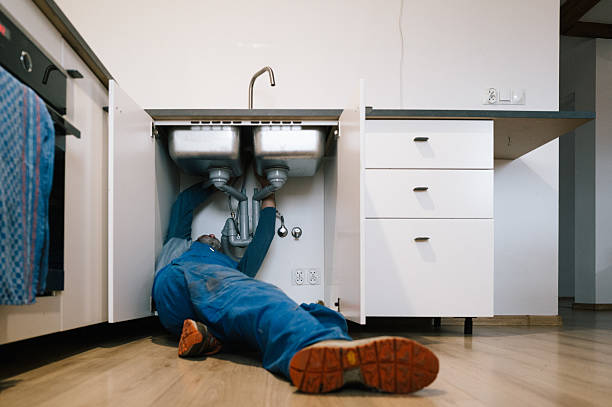 Professional Leak Detection technician working in Tobaccoville, NC